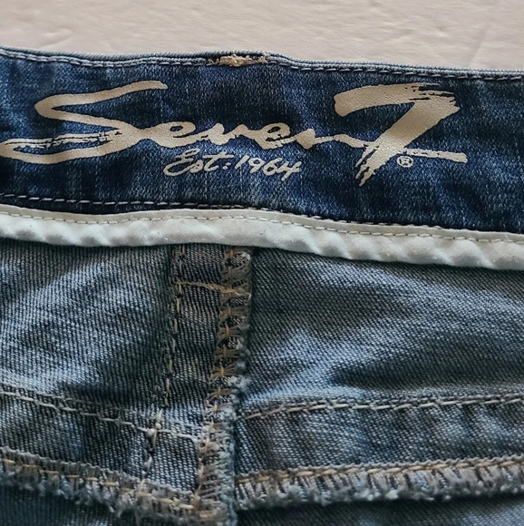 Seven7 women's Jeans sz.16 wide leg ,emblished Pockets - Picture 7 of 13